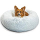 New Best Friends by Sheri Original Calming Donut Bed | Frost Gray & 30" x 30"