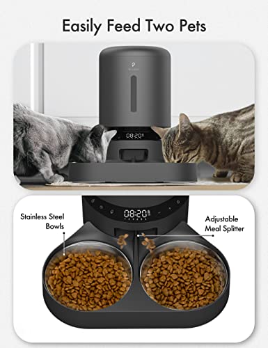 New PETLIBRO Automatic Cat Feeder for Two Cats + Cat Water Fountain | 5L feeder + 71fl oz/2.1L fountain