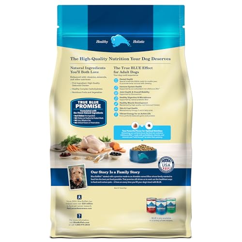 New Blue Buffalo Life Protection Formula Adult Small Bite Dry Dog Food | Chicken & Brown Rice • 15 lb