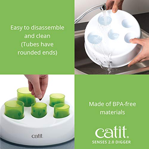 New Catit Senses 2.0 Digger Interactive Slow Feeder