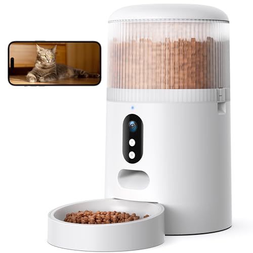 New Faroro Automatic Cat Feeder with Camera (3MP, 5G Wi-Fi)