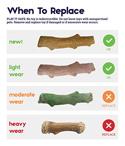 New Petstages Dogwood Durable Chew Toy | Brown, Large