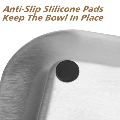 New Cat Food Bowl Extra Wide Stainless Steel Bowls | Stainless steel