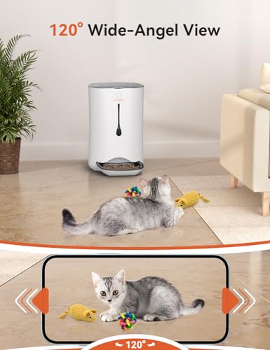 New WOPET Automatic Dog Feeder with Camera (App Control) | 7L
