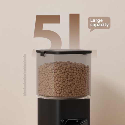 New Automatic Cat Feeder Timed Automatic Pet Feeder | 5L/21 cup