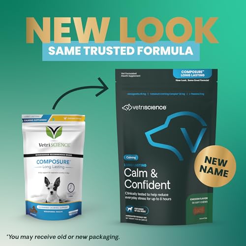 New VetriScience Composure Long Lasting Calming Chews | Chicken, 90 Count