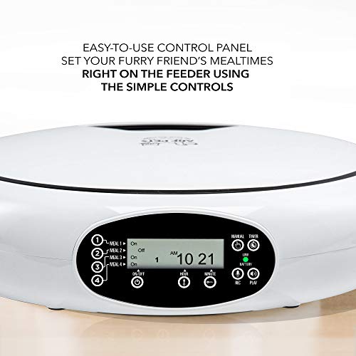 New Arf Pets Automatic Pet Feeder (Programmable Timer) | 5 Meals