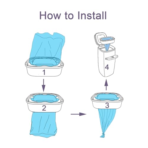 New 4 Pack Cat Litter Refill Bags Cartridges | 4 Pack