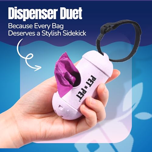 New PET N PET Poop Bags for Dogs with Dispenser | Lavender, 288 Count