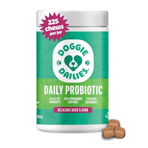 New Doggie Dailies Probiotics Soft Chews | Duck, 225 Count