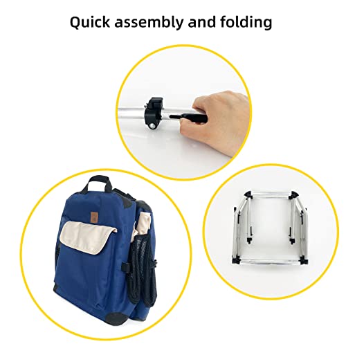 New Purrpy Large Cat Carrier | 24″ × 16.5″ × 16.5″, Gray