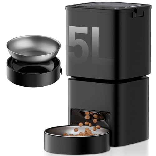 New Automatic Cat Feeder Timed Automatic Pet Feeder | 5L/21 cup