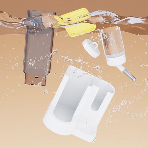 New Xanorrg Hamster Feeder and Water Dispenser | Yellow