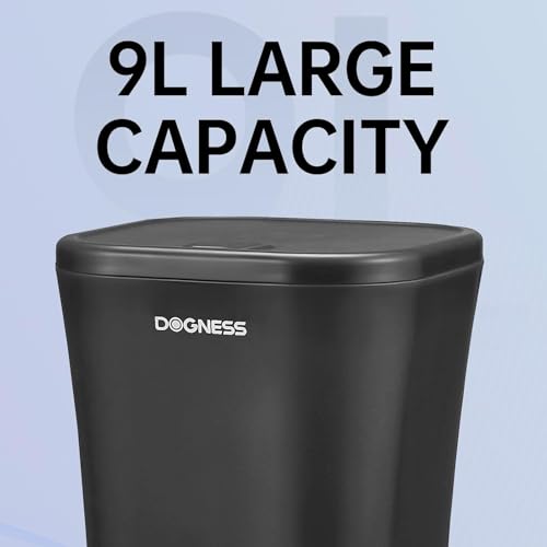 New DOGNESS Automatic Dog Feeder (Programmable, Voice) | Black, 9L