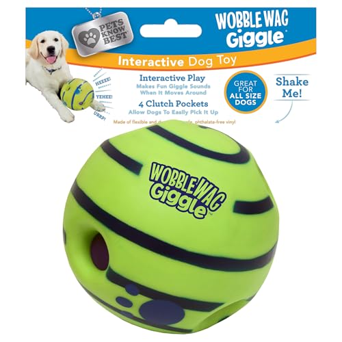 New Wobble Wag Giggle Ball | Multi-Color, One Size