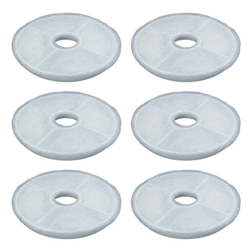 New PetStandard Filters for Catit Design Senses Fountains and Catit Flower Fountains | pack of 6, White