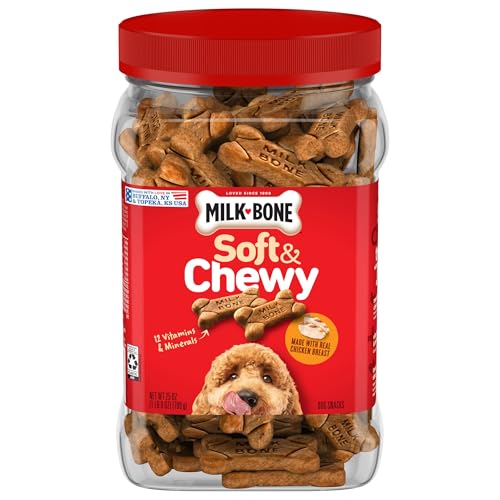 New Milk-Bone Soft & Chewy Dog Treats | Chicken Recipe • 25 oz