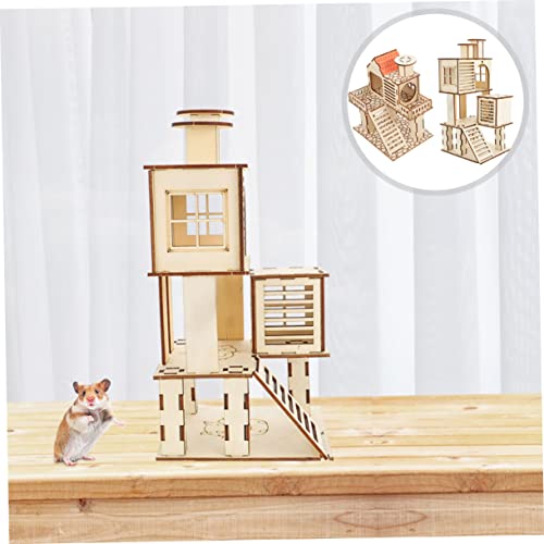 New VICASKY 2pcs Guinea Pig Hideout Small Animal Houses Habitats
