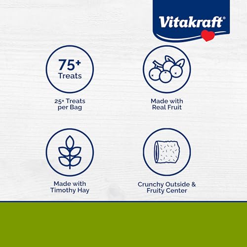 New Vitakraft Bursts Small Animal Treat | Wild Berry Flavor, 5.28 oz