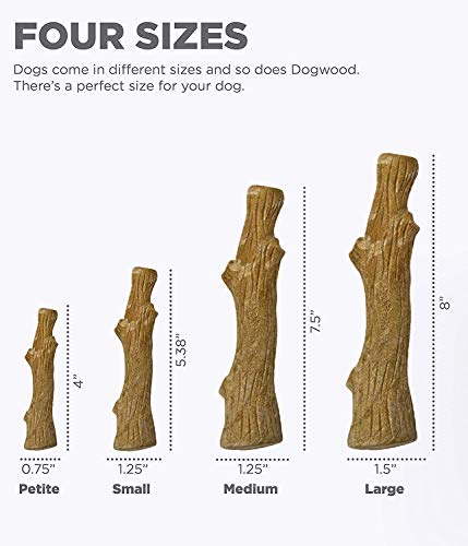 New Petstages Dogwood Durable Chew Toy | Brown, Large