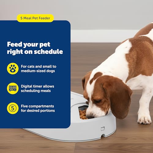 New PetSafe Automatic Dog Feeder (5 Meals) | 40 oz