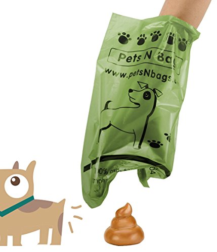 New Pets N Bags Dog Poop Bags Refill Rolls | Unscented, Includes Dispenser