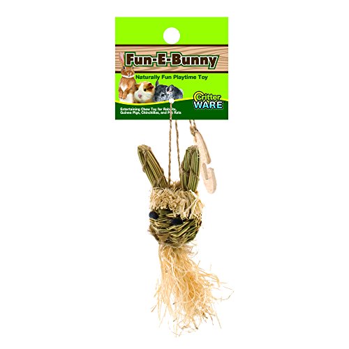 New Ware Manufacturing Natural Fun-E-Bunny Small Pet Chew Toy | Natural