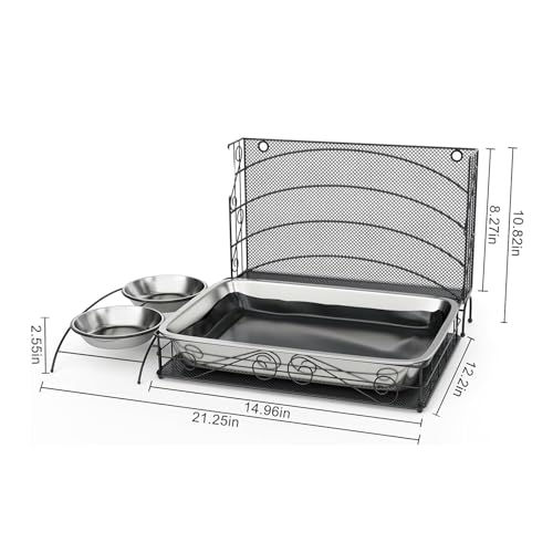 New YLHHWVY Rabbit Hay Feeder with Litter Box