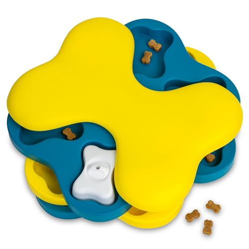 New Outward Hound Nina Ottosson Dog Tornado Puzzle | Blue, One Size (Level 2)