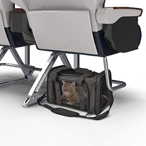 New Henkelion Soft-Sided Cat Carrier | Black & Up to 15 lb