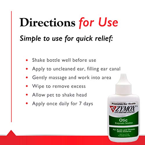 New PET KING BRANDS Zymox Otic Enzymatic Solution | 1.25 oz