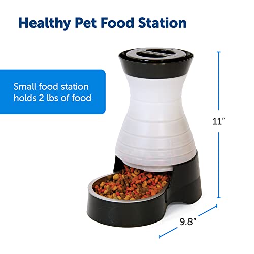 New PetSafe Healthy Pet Food Station (Automatic Gravity Feeder) | Small (2 lb)