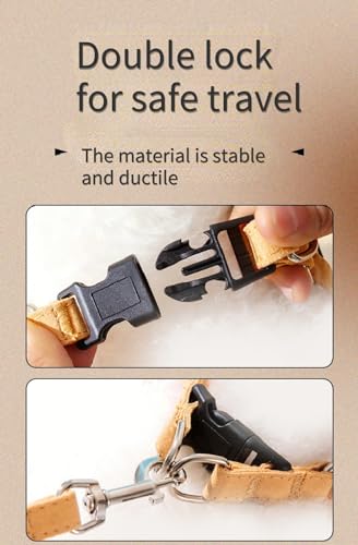 New Copfeu Rabbit Harness and Leash | Medium - Pink