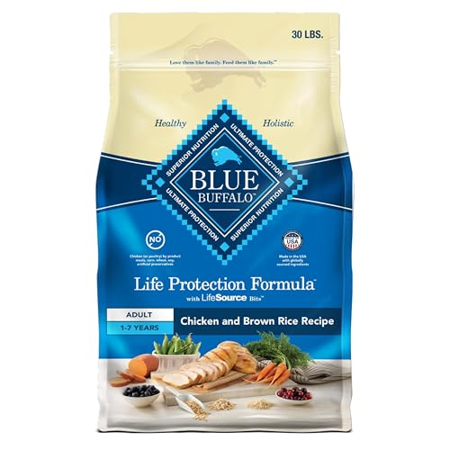 New Blue Buffalo Life Protection Formula Adult Dry Dog Food | Chicken & Brown Rice • 30 lb