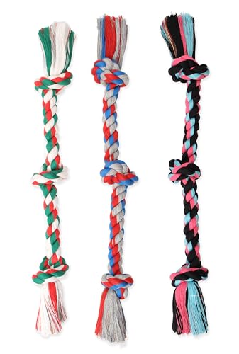 New Mammoth Flossy Chews Rope Tug | Multi-Color, One Size