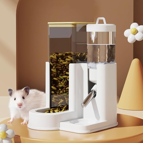 New Xanorrg Hamster Feeder and Water Dispenser | Yellow