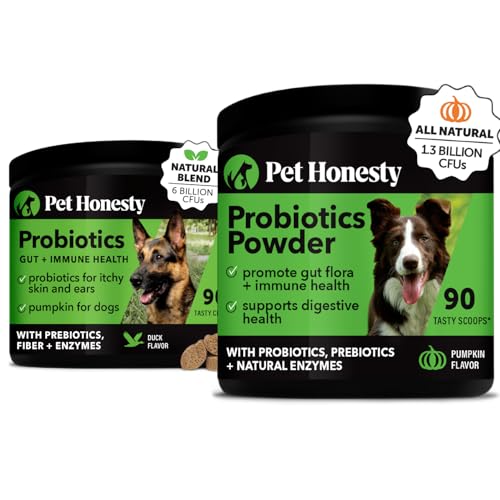 New Probiotics Bundle Chews & Powder | Duck, 90 Count (Chews)