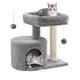 New Feandrea Cat Tree Tower with Sisal Post & Padded Perch | Light Gray