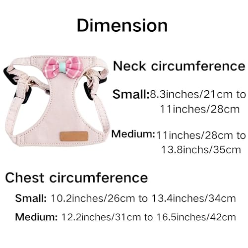 New Copfeu Rabbit Harness and Leash | Medium - Pink