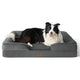New Bedsure Orthopedic Large Sized Dog Bed | Dark Grey, 35"