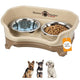 New Neater Feeder Express Mess Proof Elevated Dog Bowls | Cappuccino, Small (<15 lb)