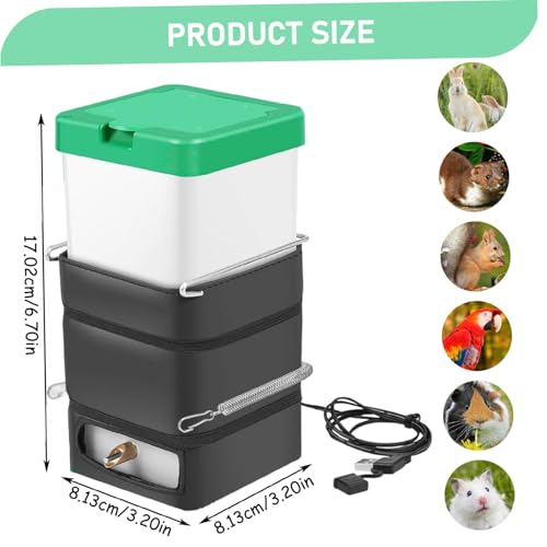 New Bemonew Heated Small Animal Water Bottle | 35OZ