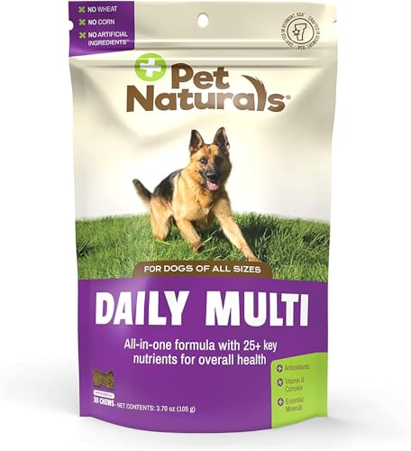 New Pet Naturals Daily Multivitamin Chews | Veggie, 30 Count