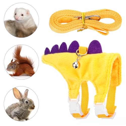New YBEATY Ferret Harness and Leash Set | Yellow