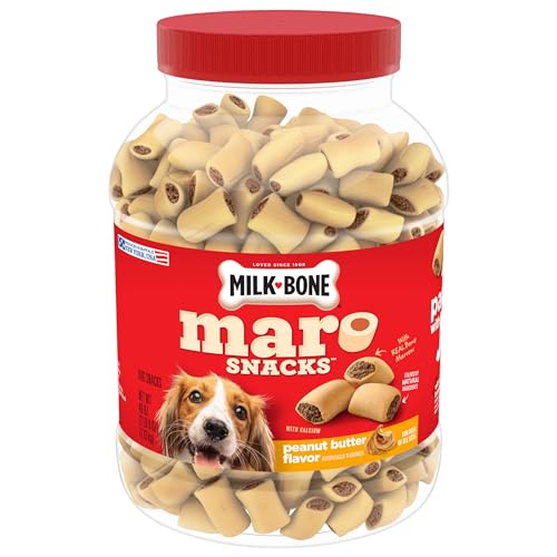 New Milk-Bone MaroSnacks Dog Treats | Peanut Butter • 40 oz