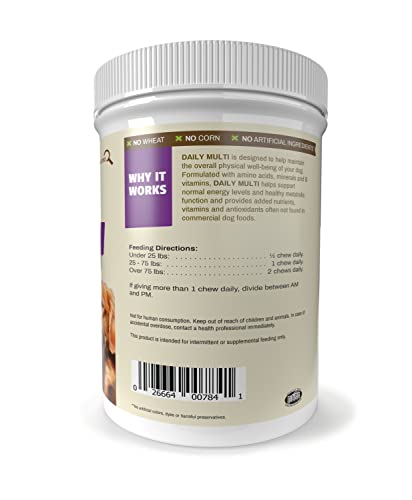 New Pet Naturals Daily Multivitamin Chews | Veggie, 150 Count