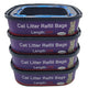 New 4 Pack Cat Litter Refill Bags Cartridges | 4 Pack