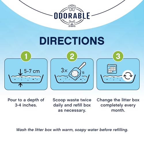 New Odorable Fragrance-Free Premium Clumping Cat Litter | 20 lb