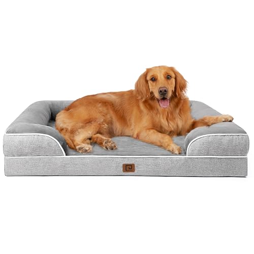 New EHEYCIGA Orthopedic Dog Bed | Large - Grey