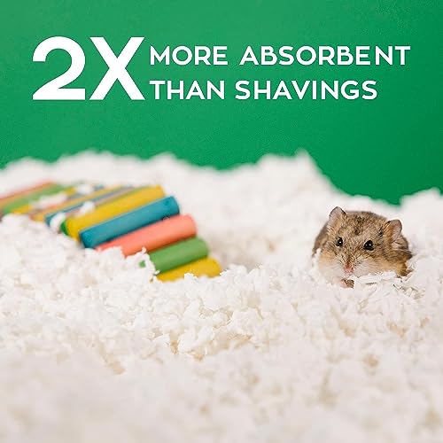 New carefresh 99% Dust-Free White Natural Paper Small Pet Bedding | White, 10 L